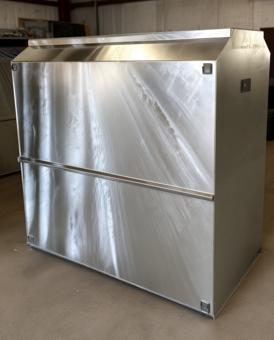 Galvanized steel shelter body