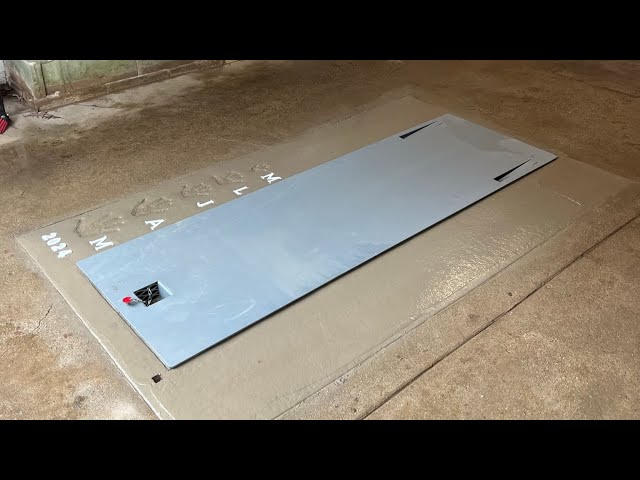 Completed FlatSafe in-ground garage install